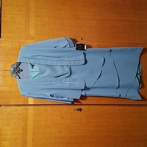 Le Bos Ladies 2 piece dress Seafoam color Size 12 NWT